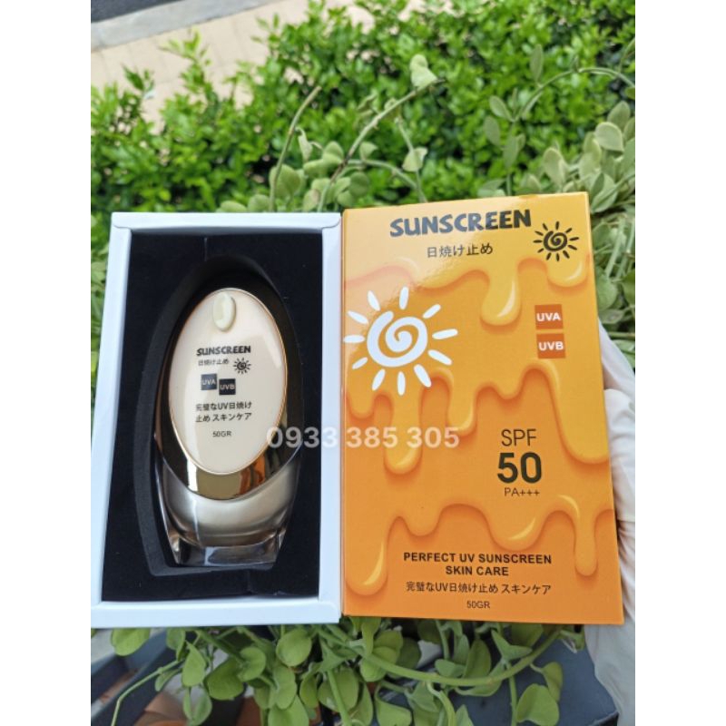 Kem chống nắng vật lí Sunscreen cho mọi loại da SPF 50 PA +++