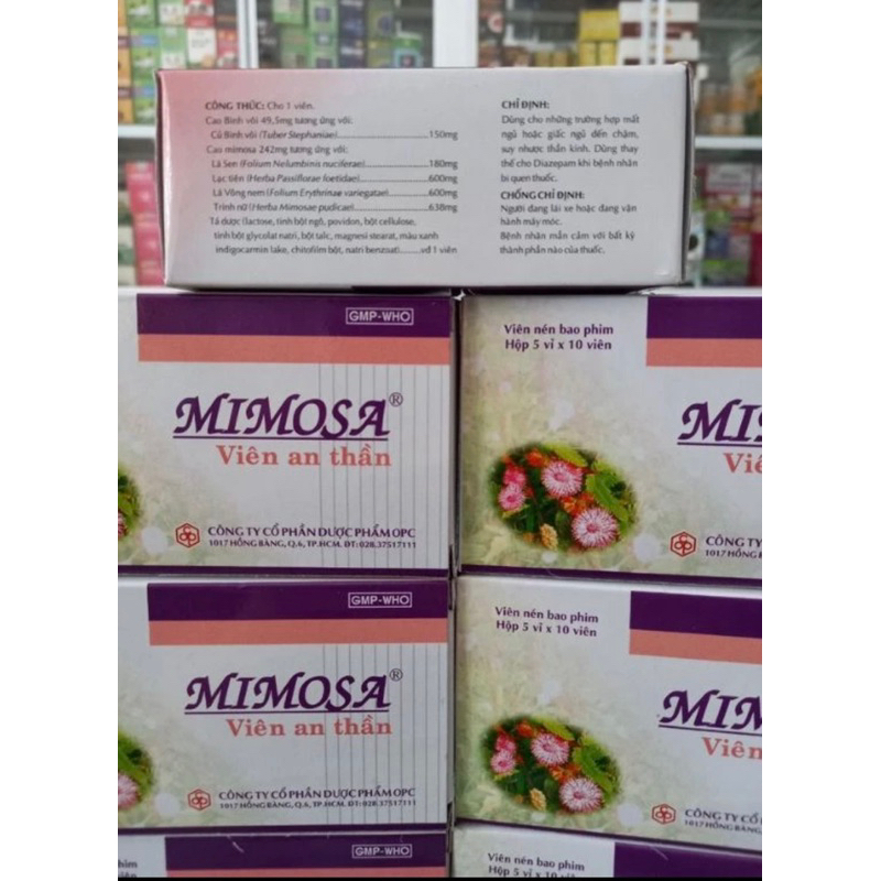 Viên An Thần MIMOSA-Hộp 50viên