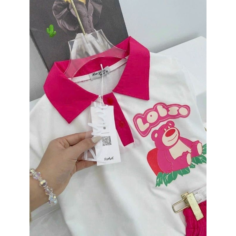 SET ĐÙI POLO GẤU DÂU