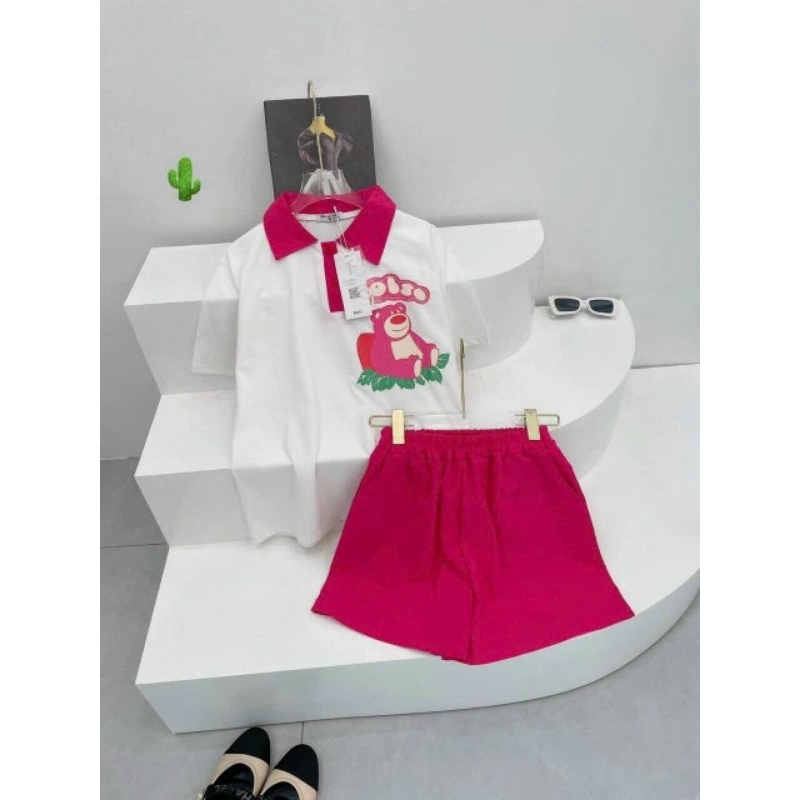 SET ĐÙI POLO GẤU DÂU