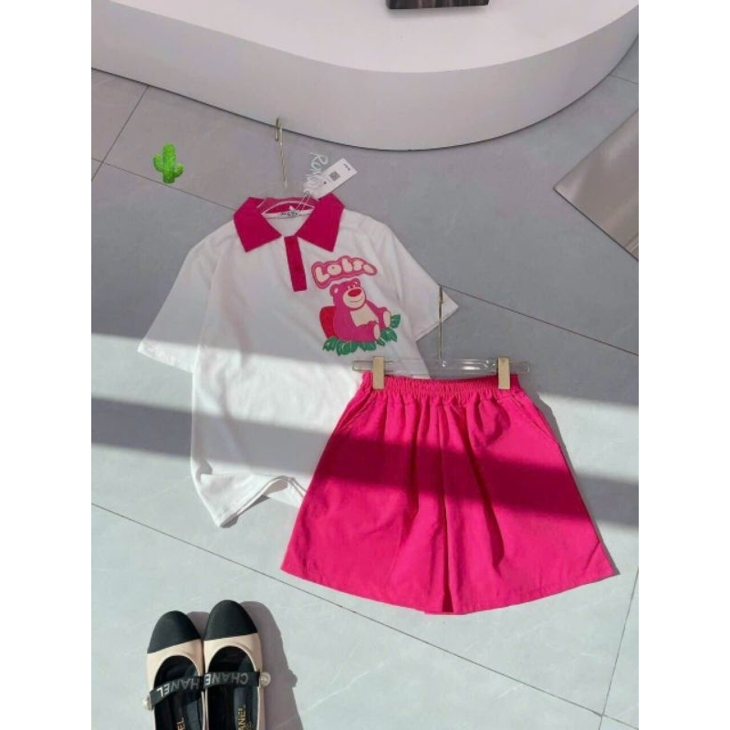 SET ĐÙI POLO GẤU DÂU