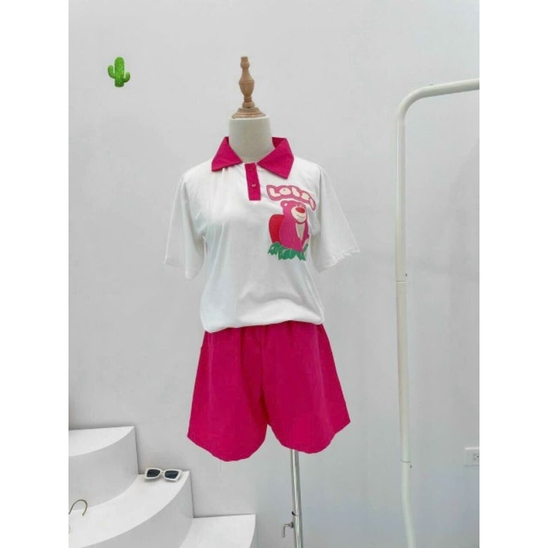 SET ĐÙI POLO GẤU DÂU