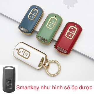 Ốp tpu chìa khoá smartkey 2 nút béo xe air blade , winner , lead , pcx , sh , shmode , vision
