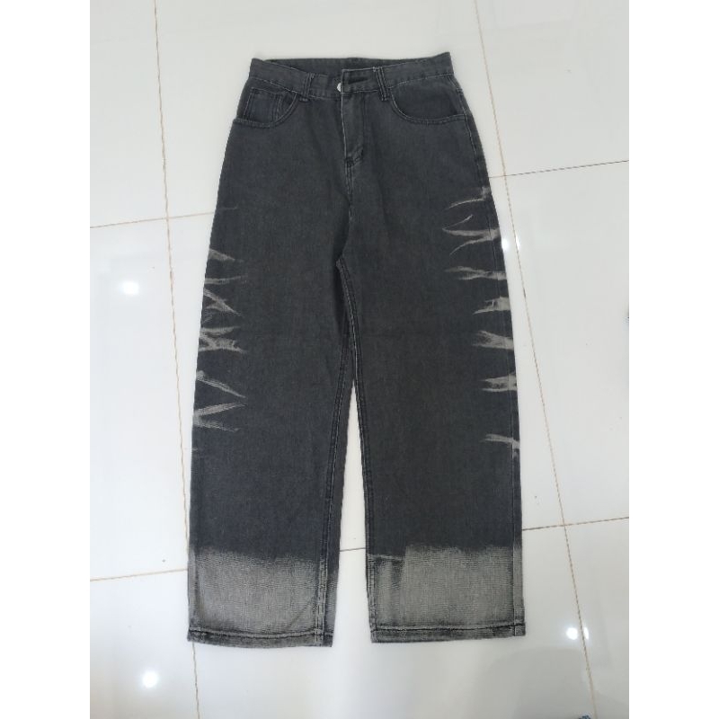 Jean ống rộng eo 70_72 dài 100