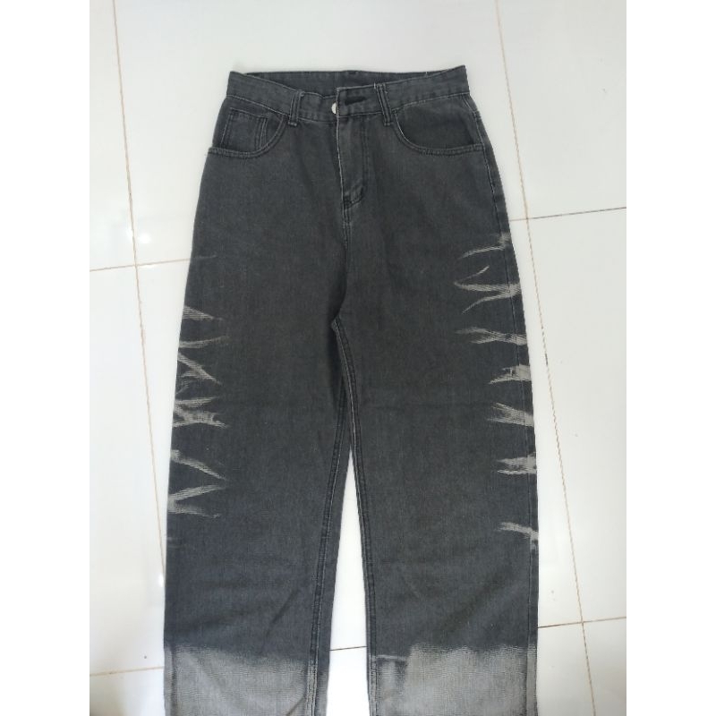 Jean ống rộng eo 70_72 dài 100