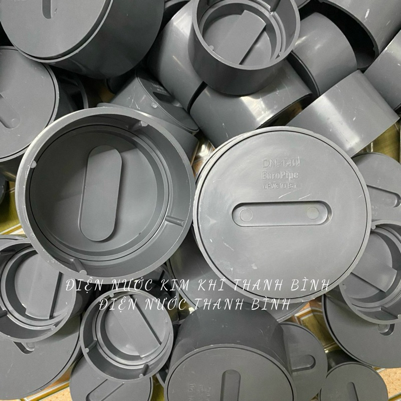 BỊT XẢ THÔNG TẮC PVC PHI 140 MM- EUROPIPE HÀNG ĐẸP