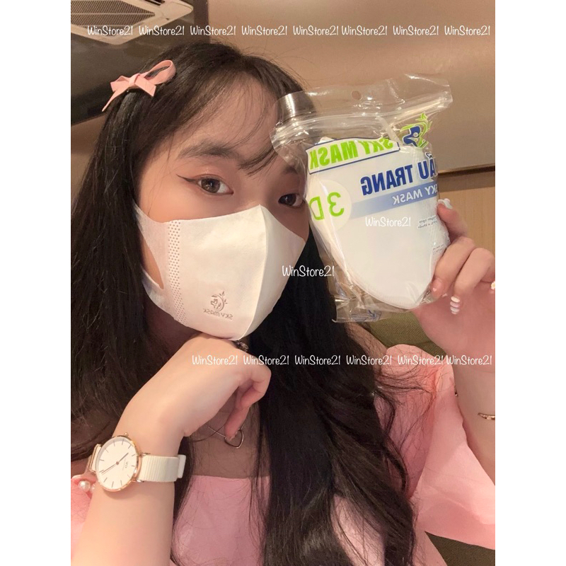 Thùng 300 Khẩu Trang 3D SkyMask 3 Lớp .