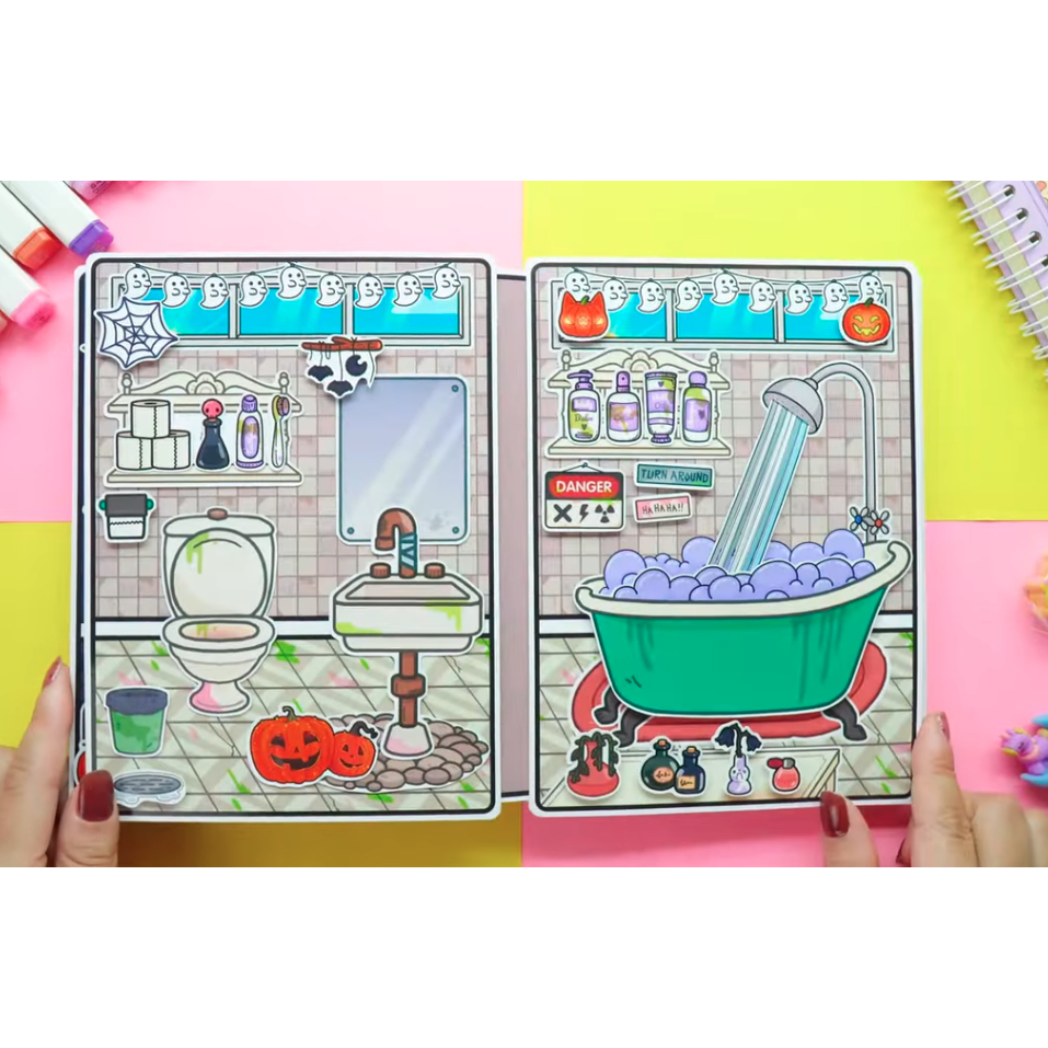 Wednesday Happy Halloween quit book-Happyfunny