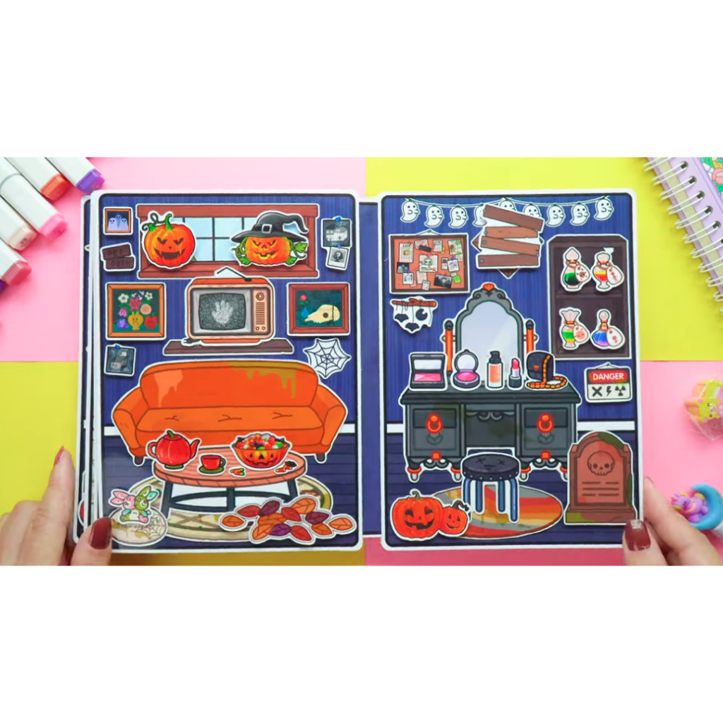 Wednesday Happy Halloween quit book-Happyfunny