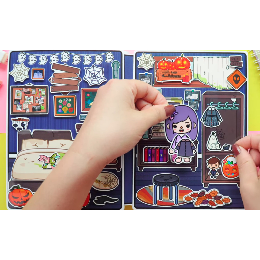 Wednesday Happy Halloween quit book-Happyfunny