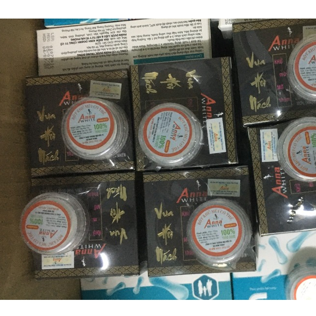 Chính hãng.VUA HÔI NÁCH ANNA WHITE, 100% thảo duoc, khử mùi, giảm thâm kèm  tặng hủ nhỏ 7g