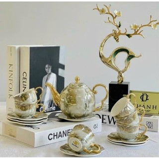 hàng có sẵn/ấm chén vân đá/ấm chén cao cấp