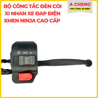 Bộ công tắc đèn còi xi nhan xe đạp điện xmen ninja cao cấp