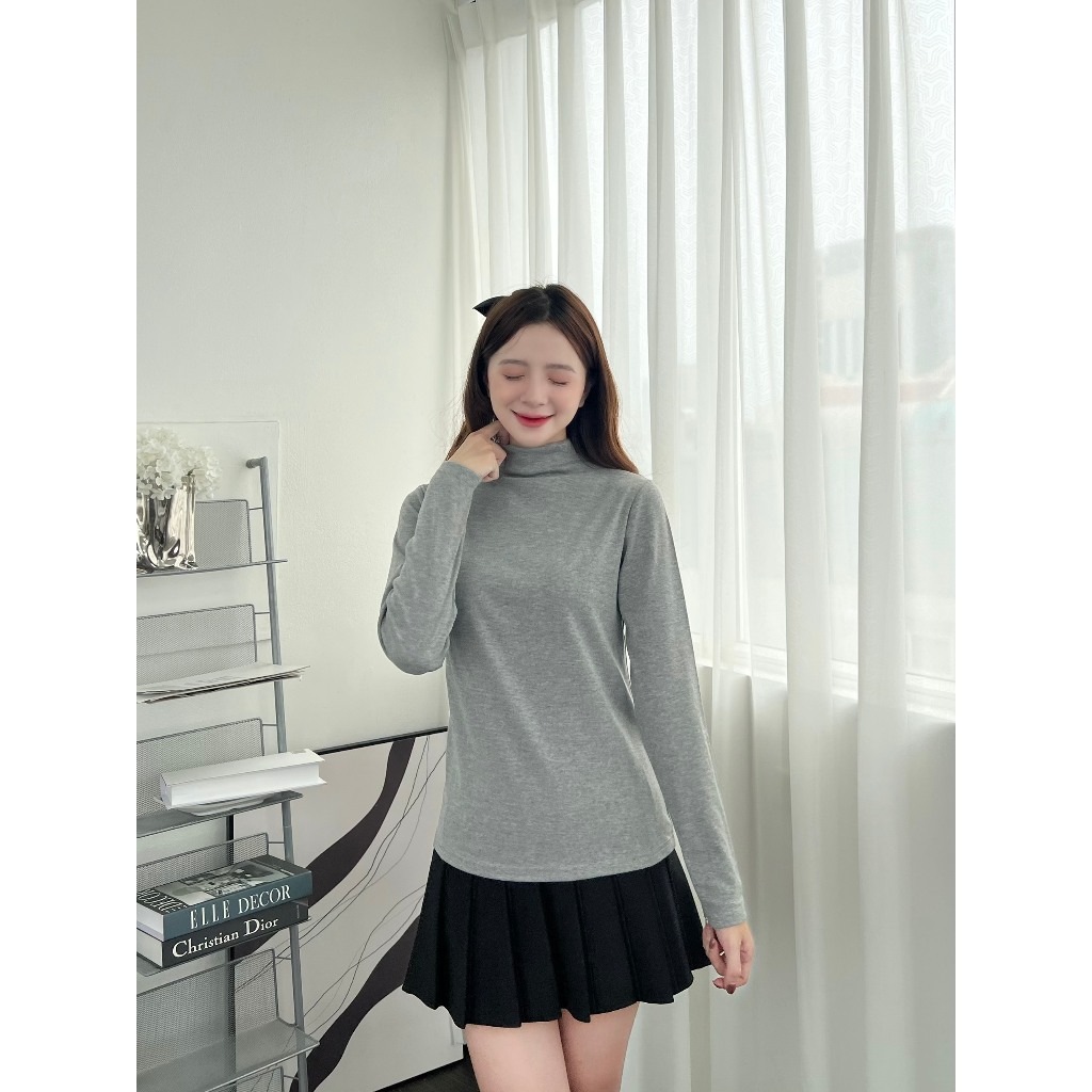 Áo giữ nhiệt dáng basic dễ mặc,bảng màu vintage Hari GenZ 346 P13K1