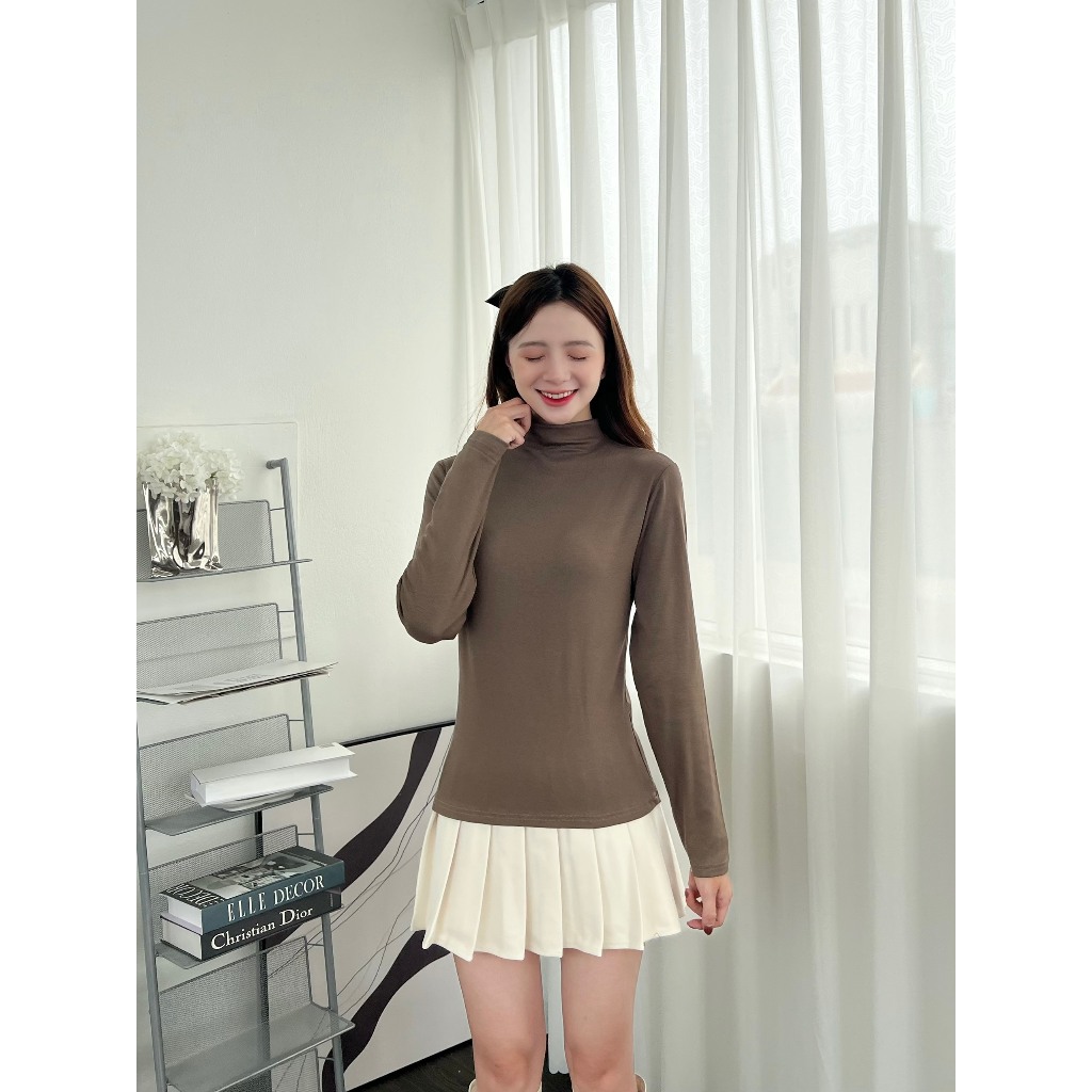 Áo giữ nhiệt dáng basic dễ mặc,bảng màu vintage Hari GenZ 346 P13K1