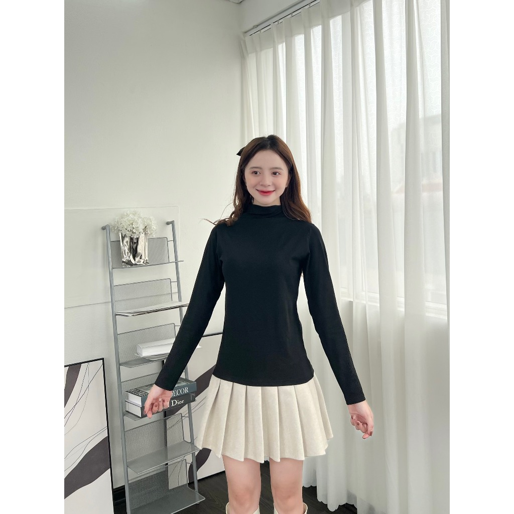 Áo giữ nhiệt dáng basic dễ mặc,bảng màu vintage Hari GenZ 346 P13K1