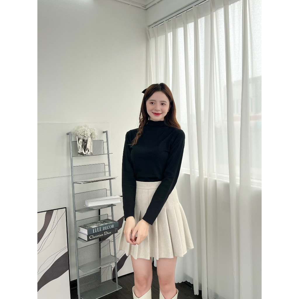 Áo giữ nhiệt dáng basic dễ mặc,bảng màu vintage Hari GenZ 346 P13K1