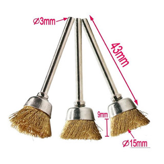 chổi đồng đánh gỉ mini trục 3.17mm ❤️freeship❤️   >>>>