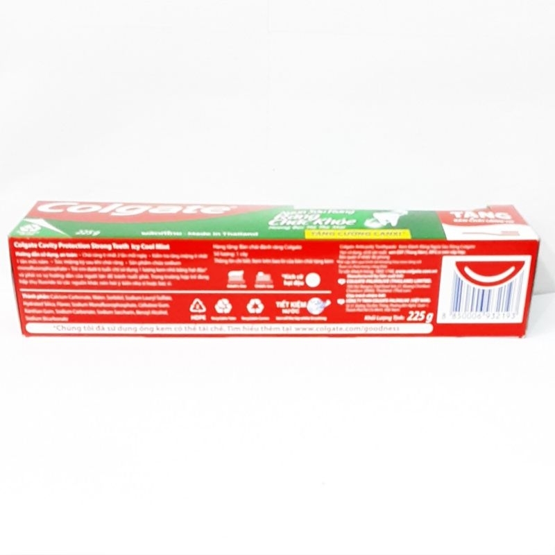Kem đánh răng Colgate Ngừa Sâu Răng hương bạc hà the mát 225g