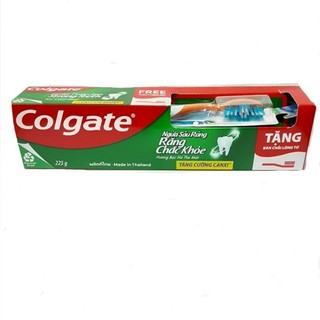 Kem đánh răng Colgate Ngừa Sâu Răng hương bạc hà the mát 225g