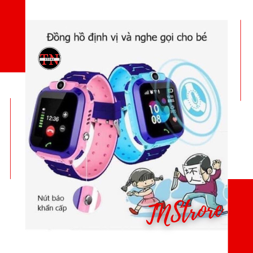 Đồng hồ thông minh Q19 bạn dạng lắp sim nghe gọi,đồng hồ thông thái cho trẻ con có xác định chống thấm thích hợp lứa tuổ