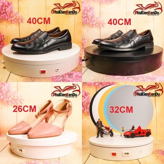Bàn xoay, đế xoay 360,size 30CM,32CM,40CM,50KG, tải 15KG-100KG, xoay mô hình, kính mát, giày dép, manocanh - COMXIM