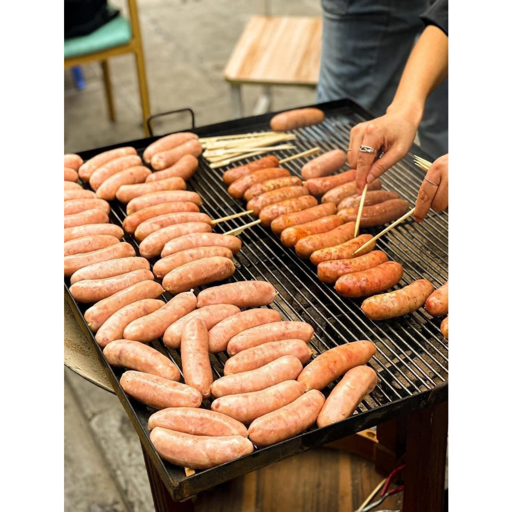 Lạp Xưởng Nướng Đá Lạp Xưởng Tươi, Xúc Xích Trung Lạp Xưởng Hà Khẩu 700g