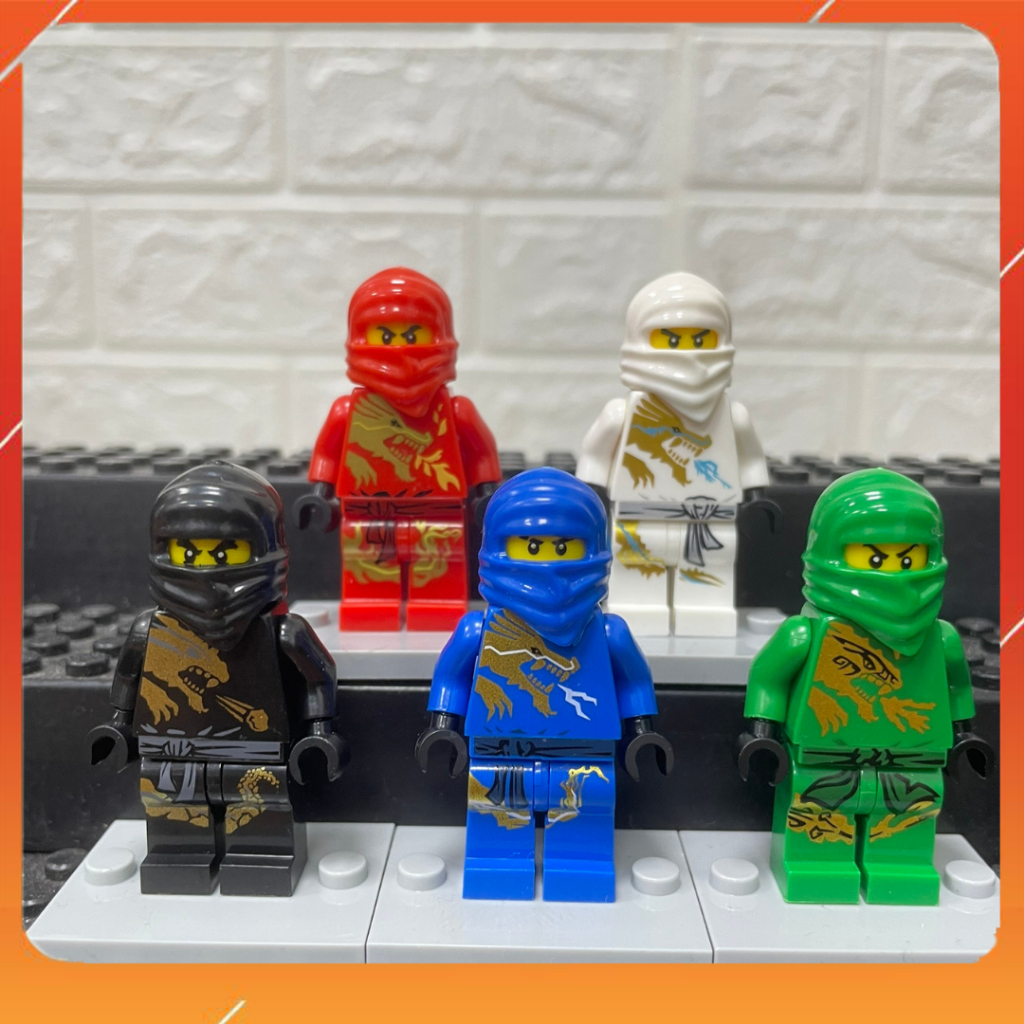 Mô Hình Đồ Chơi Lắp Ráp NINJA Minifigures Dragon Suit DX