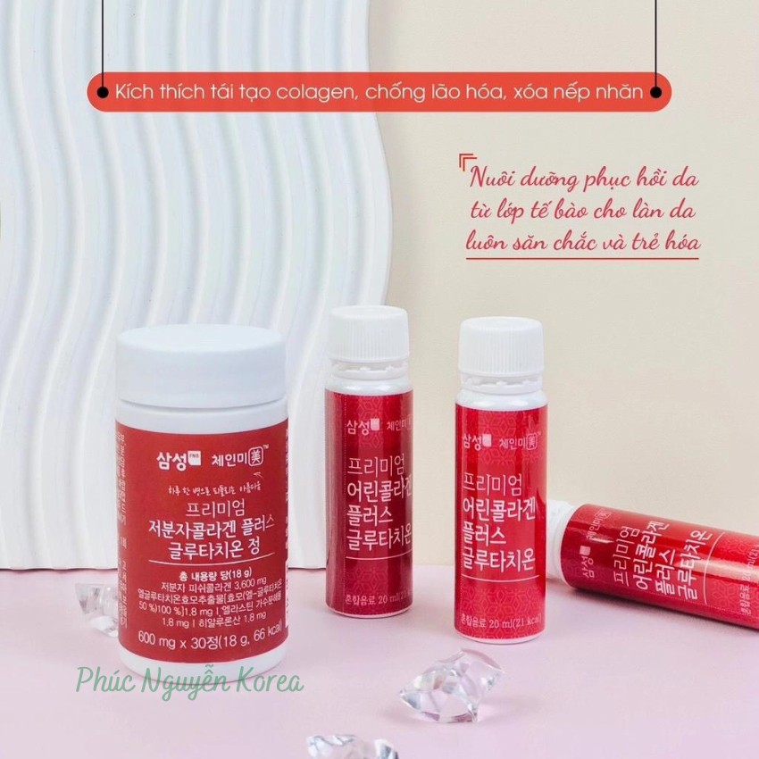 Nước Uống Collagen VB Hàn Quốc Hỗ Trợ Làm Đẹp Và Ngăn Ngừa Lão Hóa Vital Beautie Super Hộp 30 Ống x 25ml