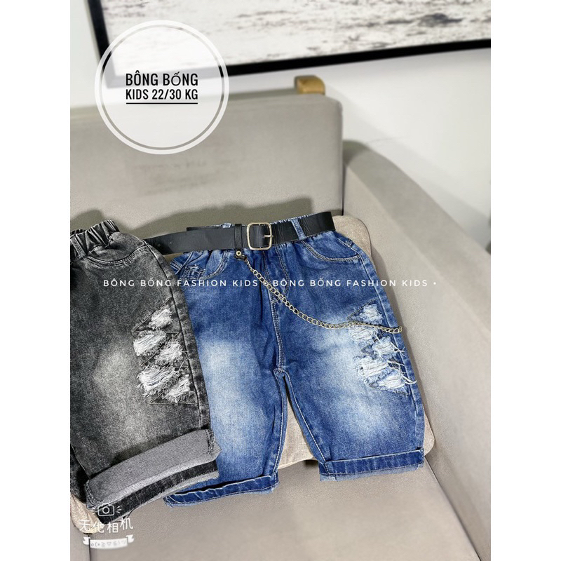 Quần jean ,bò ngố lửng rách hàng qc