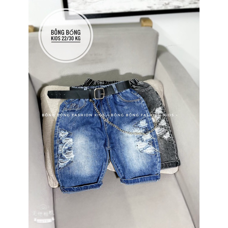 Quần jean ,bò ngố lửng rách hàng qc