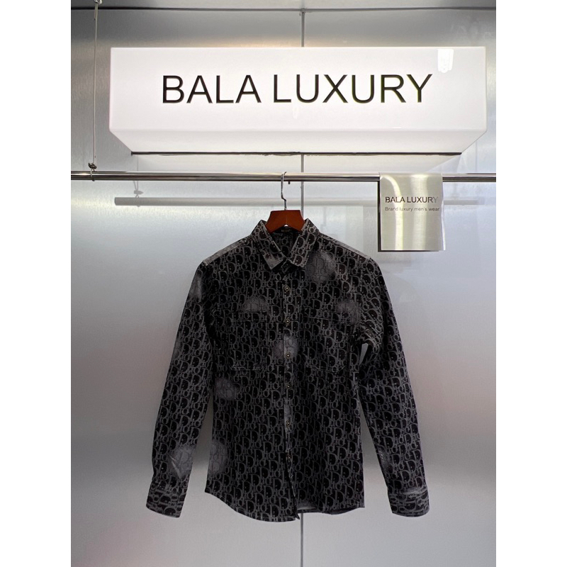 ÁO SƠMI KAKI THUN DIIOR LOANG