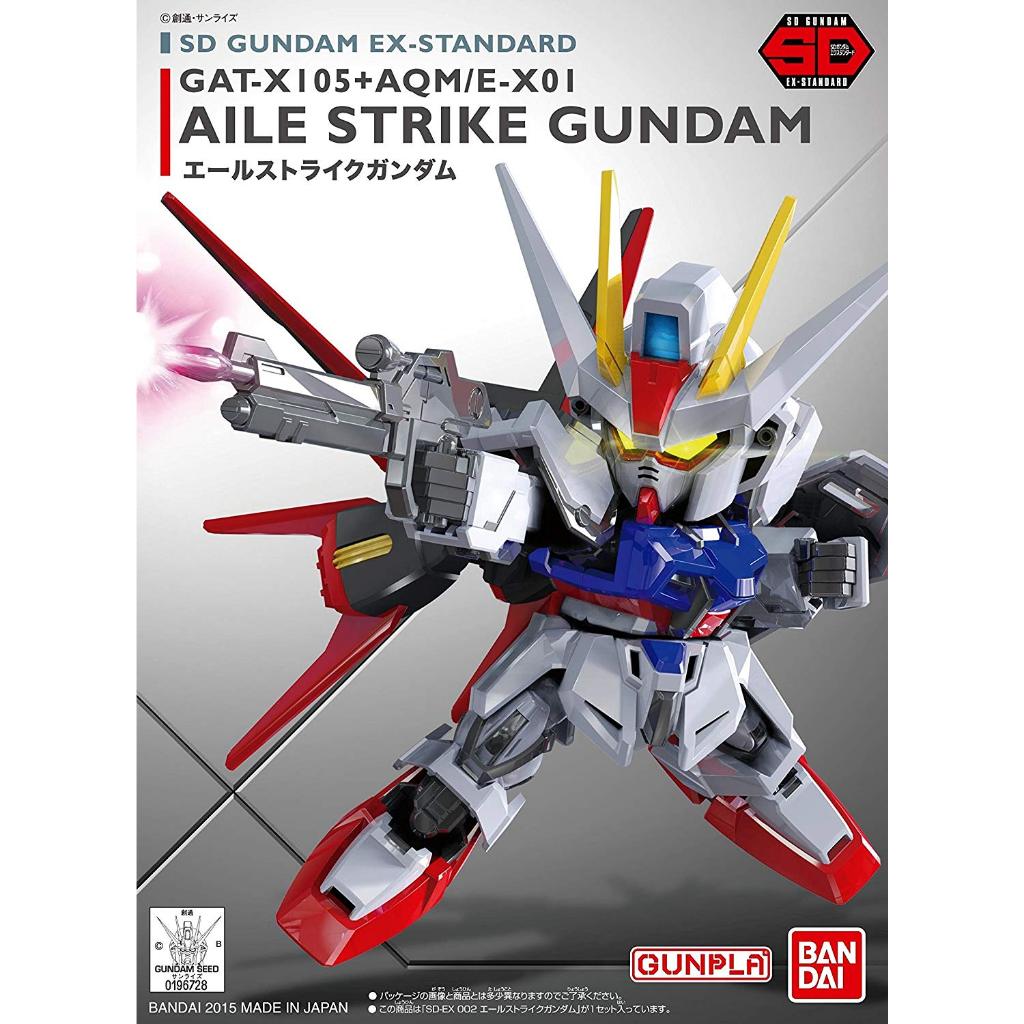 Mô Hình Lắp Ráp SD AILE STRIKE EX-STANDARD Gundam Bandai Seed Destiny Đồ Chơi Anime