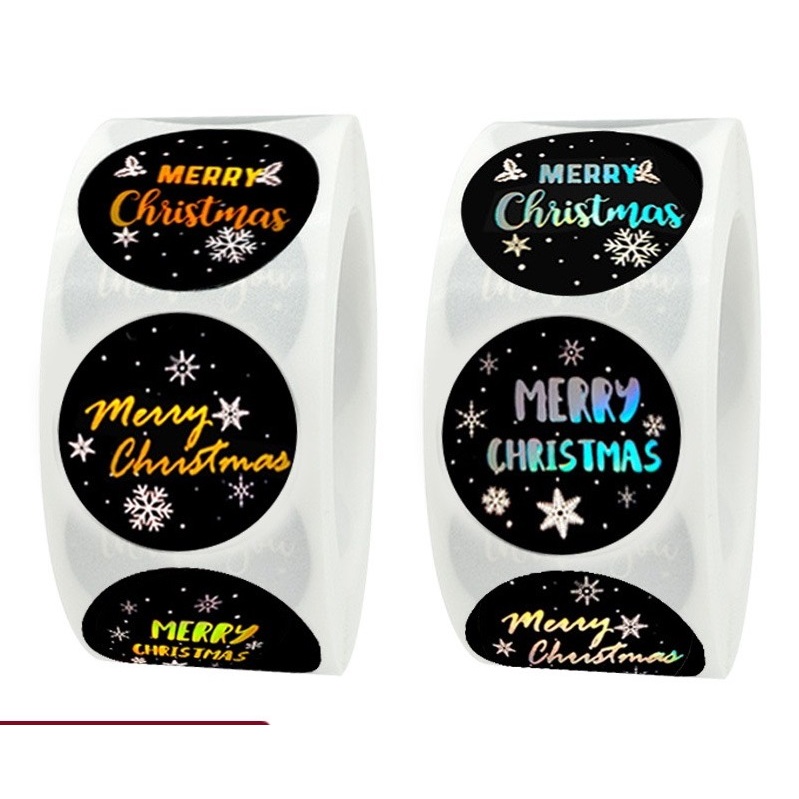 TD72_Tem dán chữ _ STICKER " NOEL_GIÁNG SINH " << SIZE 2.5CM_3.8CM, 500 TEM/CUON