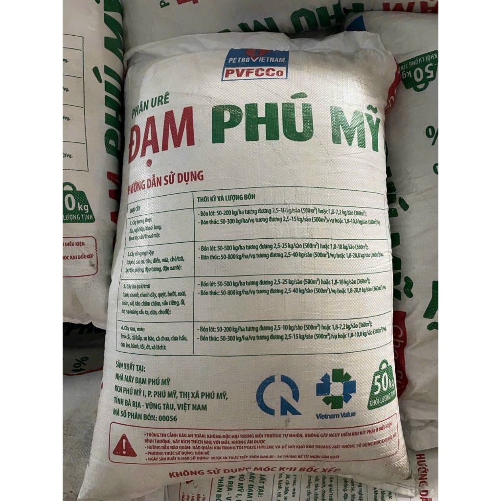 Phân Đạm Ure Phú Mỹ - Phân Bón Hiệp Hòa Hàm Lượng Đạm Cao Kích Chồi Lá Phát Triển