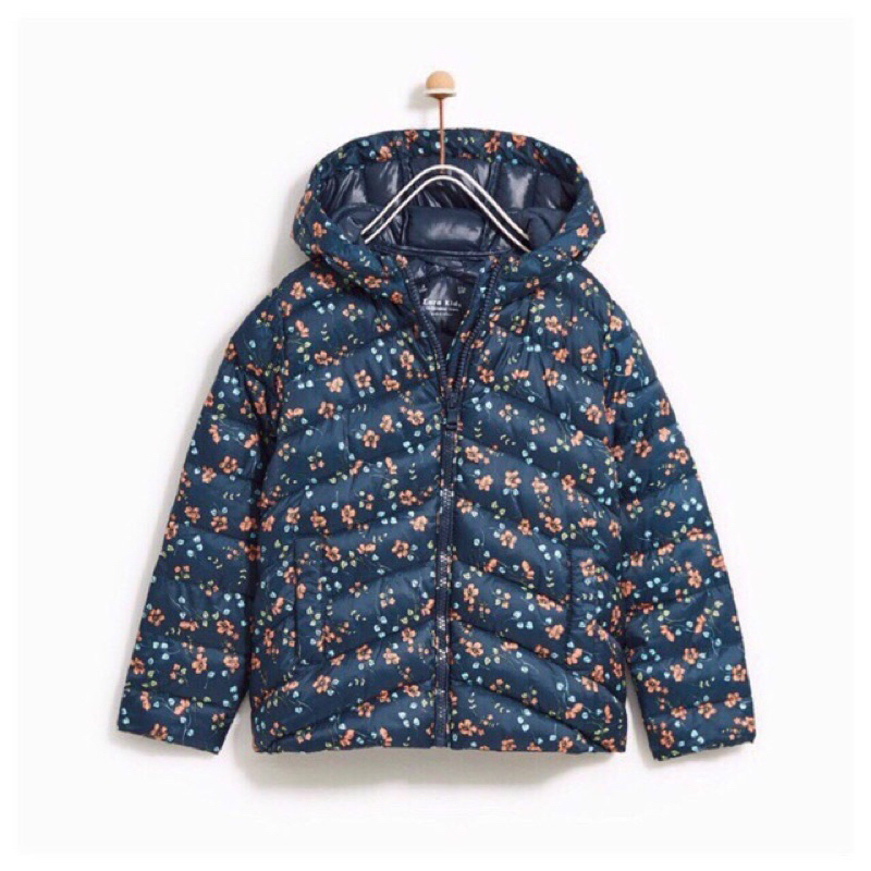 Áo phao siêu nhẹ bé gái Z.A.R.A xuất dư xịn