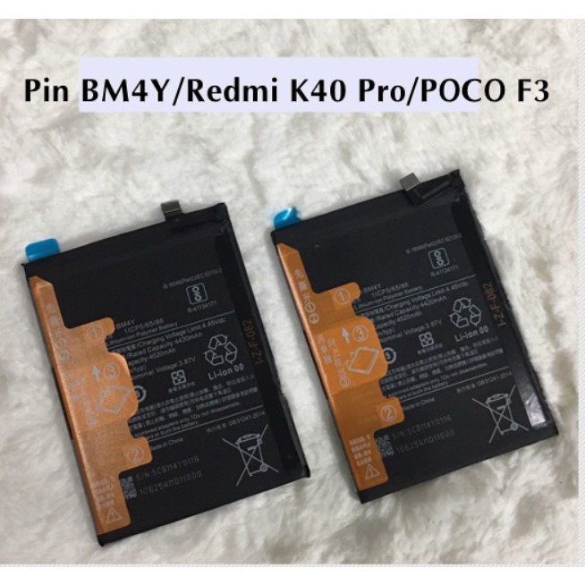 Pin BM4Y/Redmi K40 Pro/ POCO F3 Xiaomi