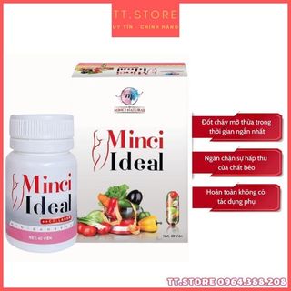 Viên uống giảm cân minci ideal - viên uống hỗ trợ giảm cân 40 viên