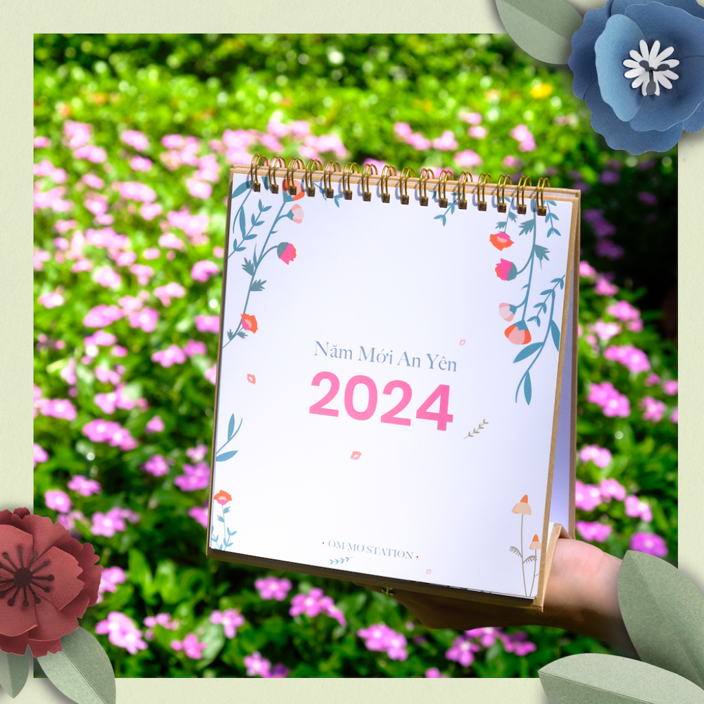Lịch để bàn Tú Yên 2024