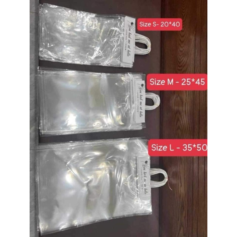 Túi đựng hoa các size hàng dày 4mic