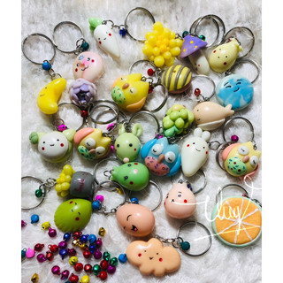10 Khoen Móc Khoá,handmade( làm đất sét DIY )