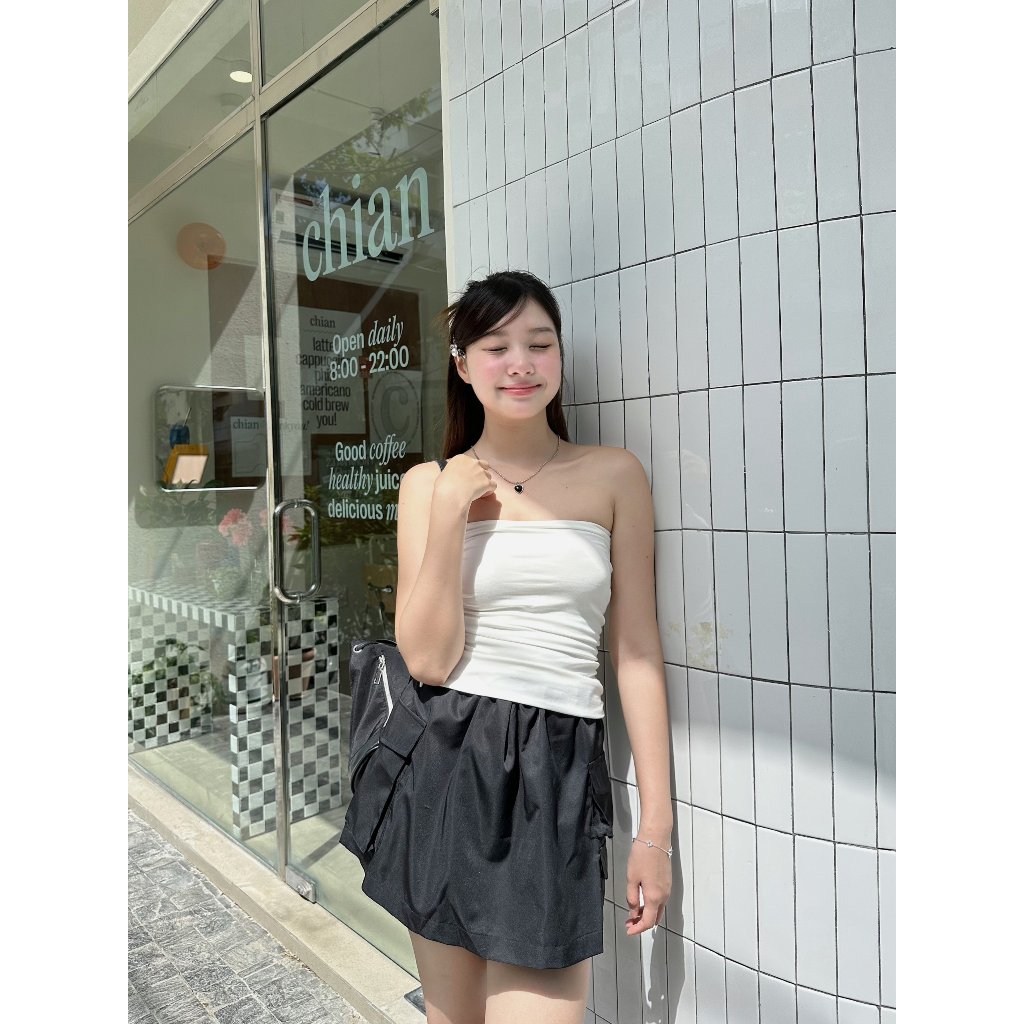 Áo ống quyến rũ trendy , áo ôm body phong cách âu mỹ phù hợp đi chơi dạo phố | HONNIE TOP | Secodee