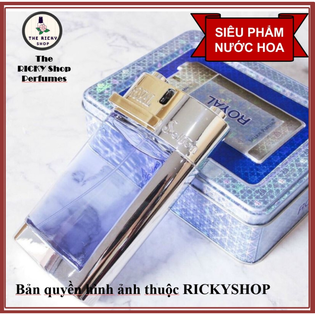 Nước Hoa Nam Chính Hãng SELLION ROYAL HỘP THIẾC Xanh Mùi hương nam tính sang trọng lịch lãm