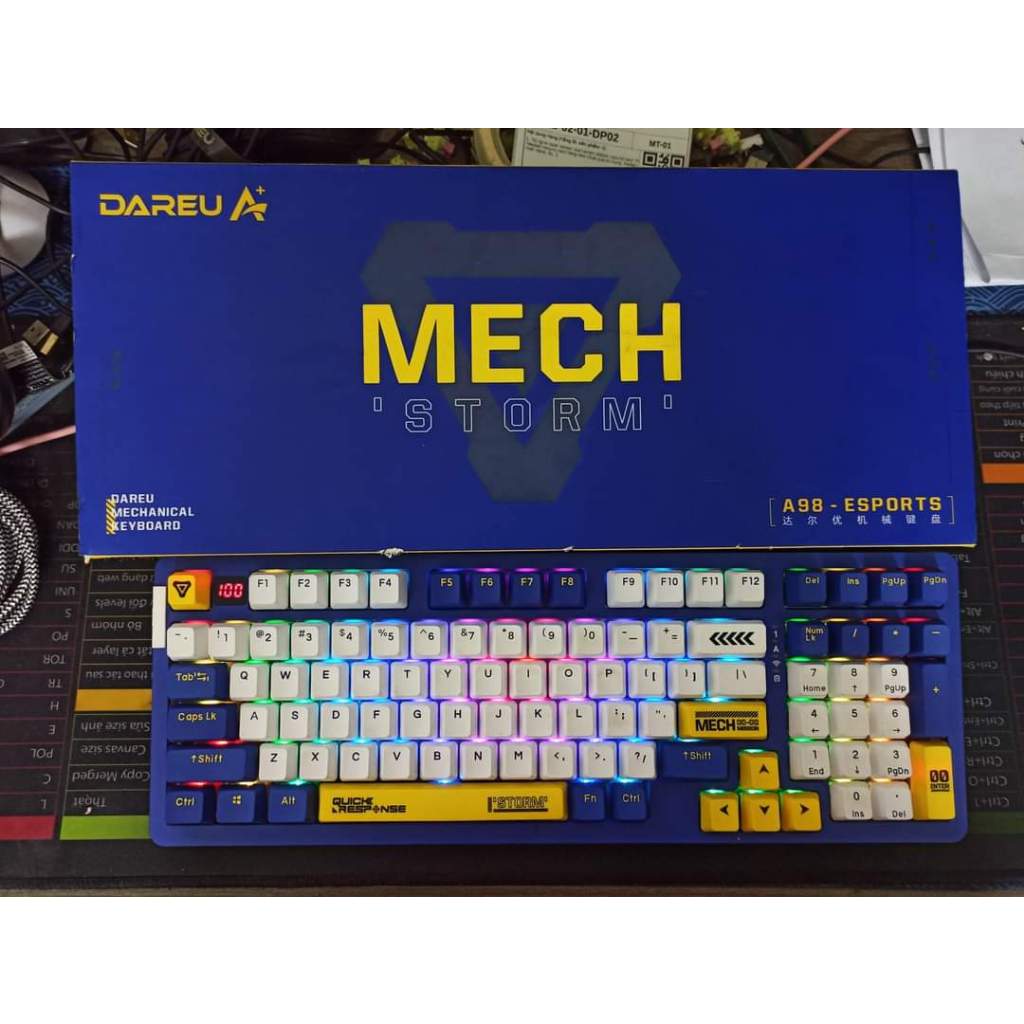 Bàn phím cơ Dareu A87 A98PRO hàng new chính hãng bảo hành 6 tháng