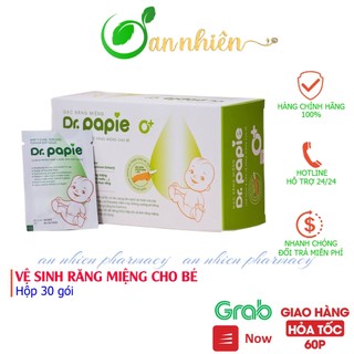 Gạc rơ lưỡi Dr.Papie vệ sinh răng miệng cho bé