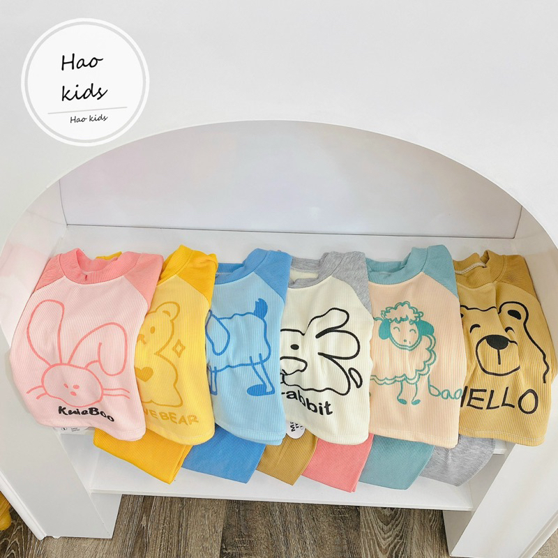 Bộ tăm giáp thân phối màu cho bé