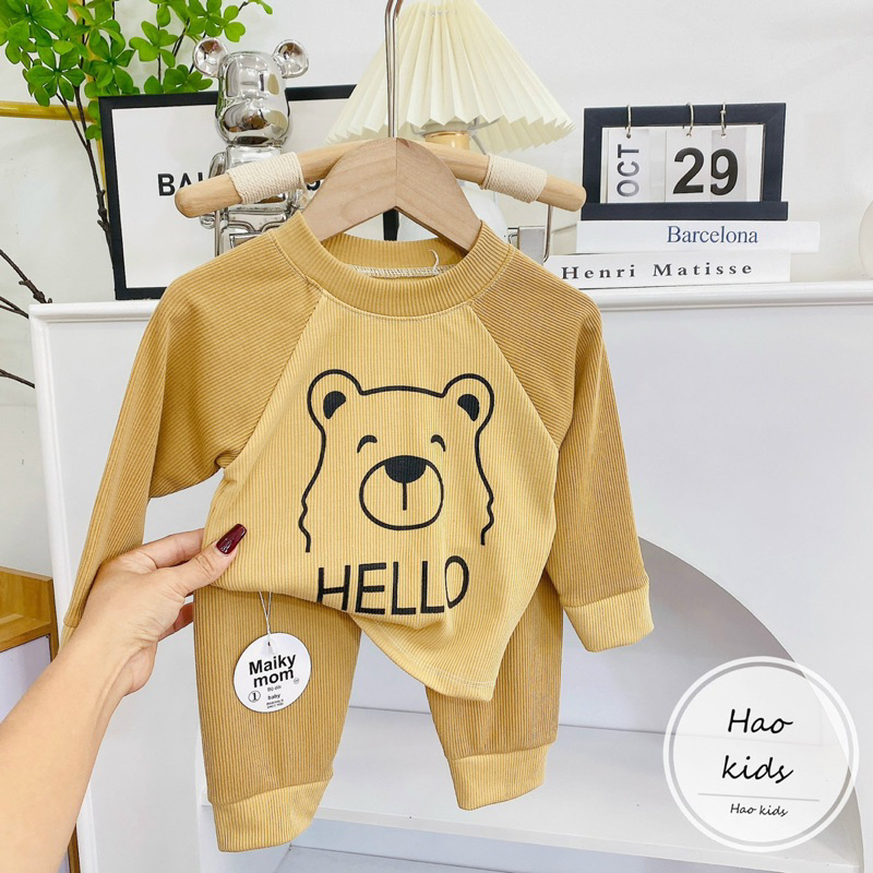 Bộ tăm giáp thân phối màu cho bé