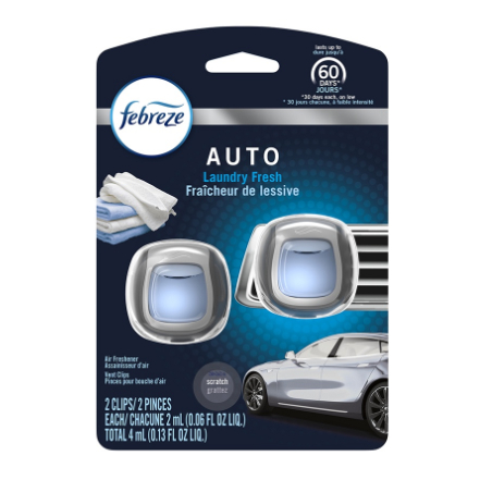 Nước hoa xe hơi dạng tán hương Febreze car perfumes 18 mùi hương