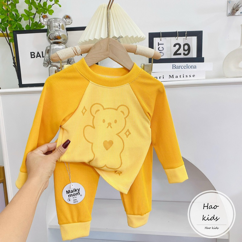 Bộ tăm giáp thân phối màu cho bé