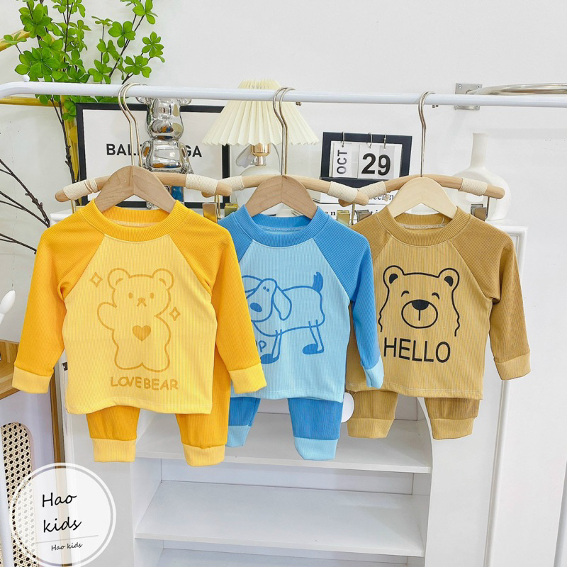 Bộ tăm giáp thân phối màu cho bé